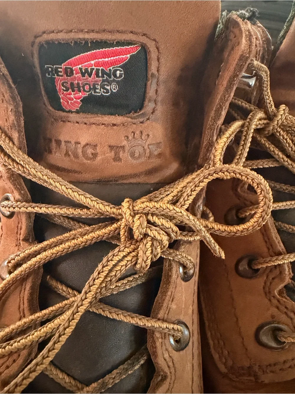 Red Wing King Toe Boots Size 10